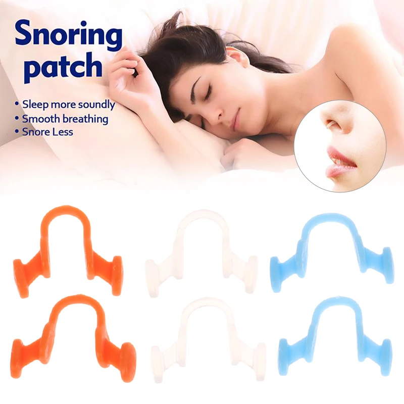 Anti Snore Nasal Dilator Stop Snoring Silicone Nose Clip Sport Easy Breath Nasal Clip Stop Snoring Aid Device Improve Sleeping