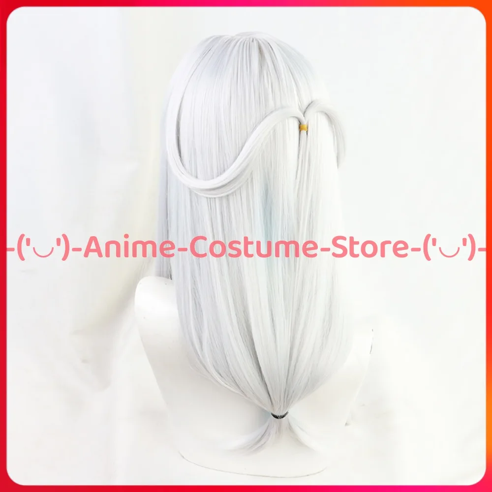 فرسان روزماري Ch 6 شعر مستعار تأثيري مع آذان لعبة شخصية هالوين كرنفال زي حفلة الباروكات مقاومة للحرارة الشعر الاصطناعية