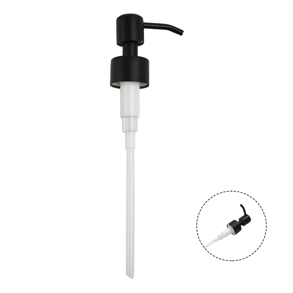 

Soap Dispenser Pump Pump Head Home Soap Dishe Bath 11cm 1PC Silver/Black Anti-Corrosion High-Quality Materials