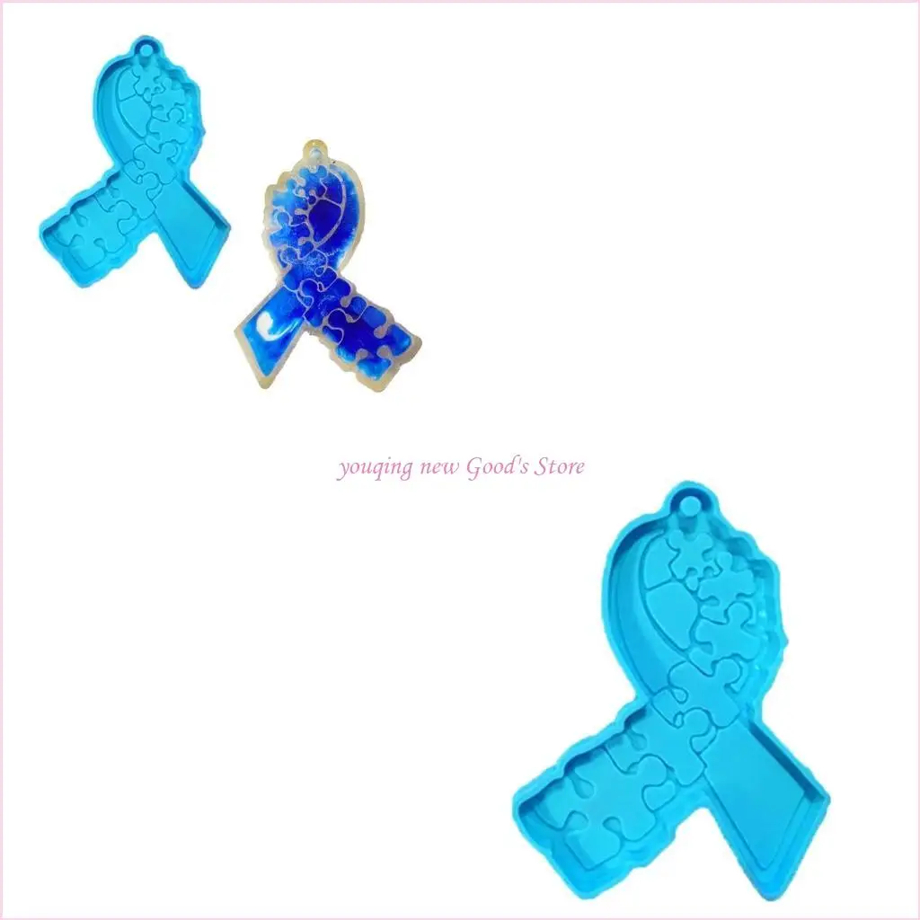 

57QA лента-брелок для зеркала, силиконовая форма, формы для эпоксидной смолы, форма ленты, формы для литья эпоксидной смолы с