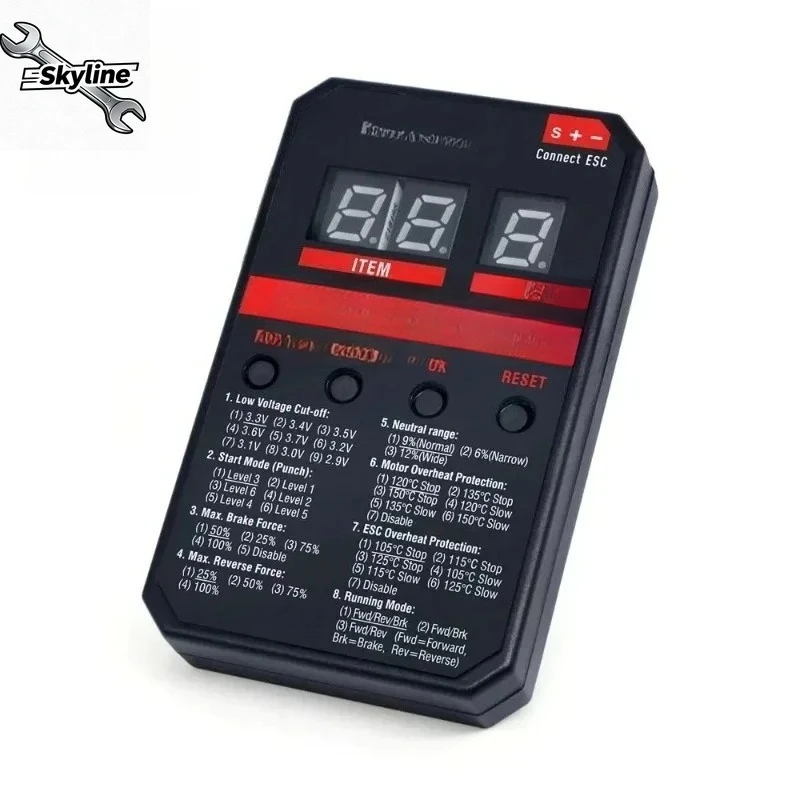 V2 LED Program Card for 50A-160A Brushless ESC, Electronic Speed Controller Programming Tool for RC Car