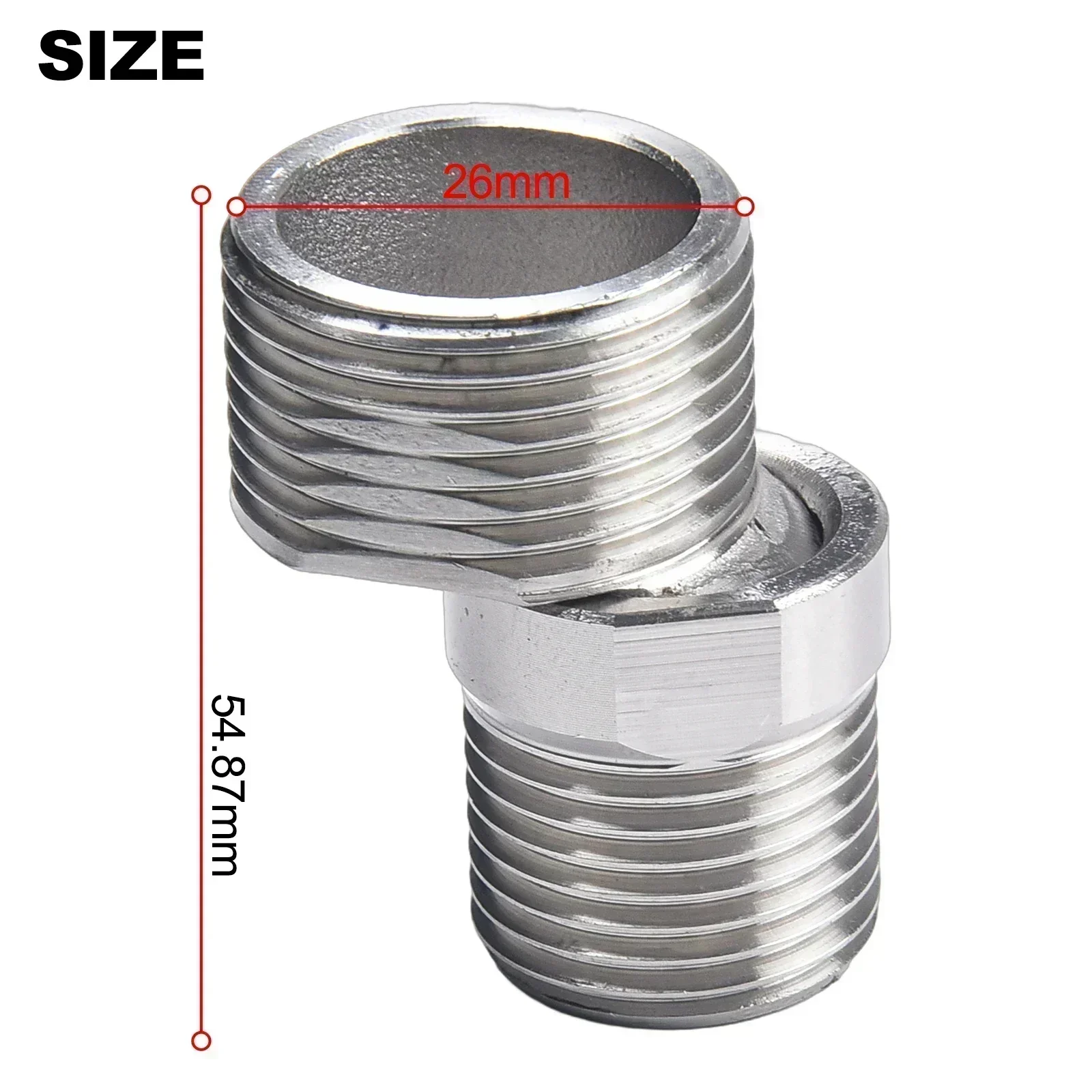 360Degree Adjustable Faucet Angled Curved Foot Eccentric Screw Corner TapAdapter Shower Extension Corner Telescopic Curved Feet