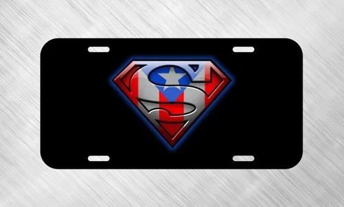 New Puerto Rican Boricua PR License Plate Auto Car Tag FREE SHIP Aluminum