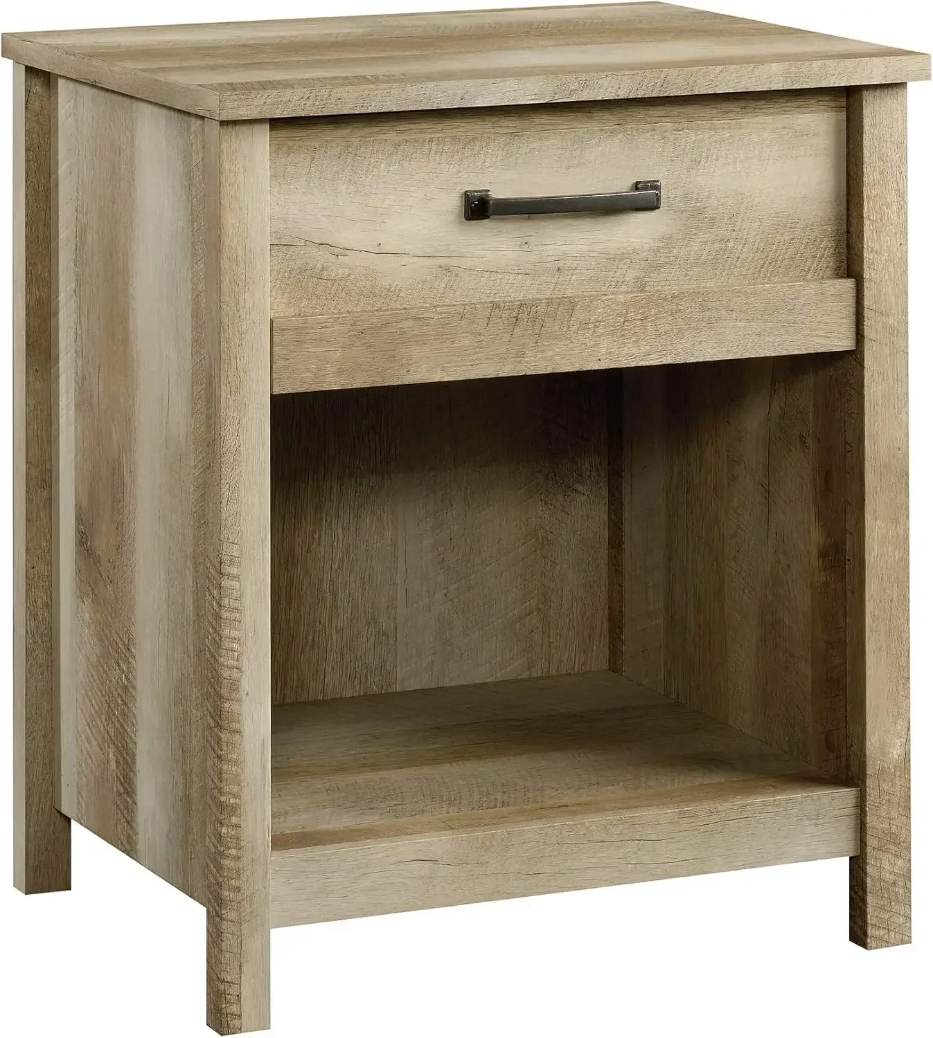 Cannery Bridge Night Stand, Bedside Table, Bedroom Side Table End Table, in Lintel Oak