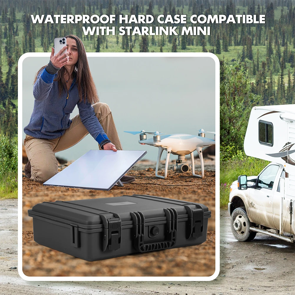 

Hard Carrying Case for StarLink Mini Kit Handheld Travel Box Waterproof Anti Fall Shock-absorbing for StarLink Mini Accessories
