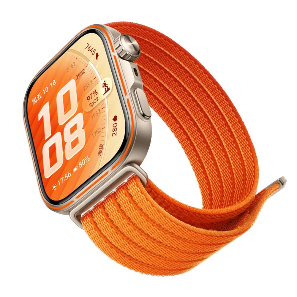 Atmungsaktives Nylon-Schlaufenarmband für Huawei Watch Fit 5 5 Pro 4 Pro Original 1:1 Sportarmband Correa Huawei Watch Fit 4 3 Band – Detail 4