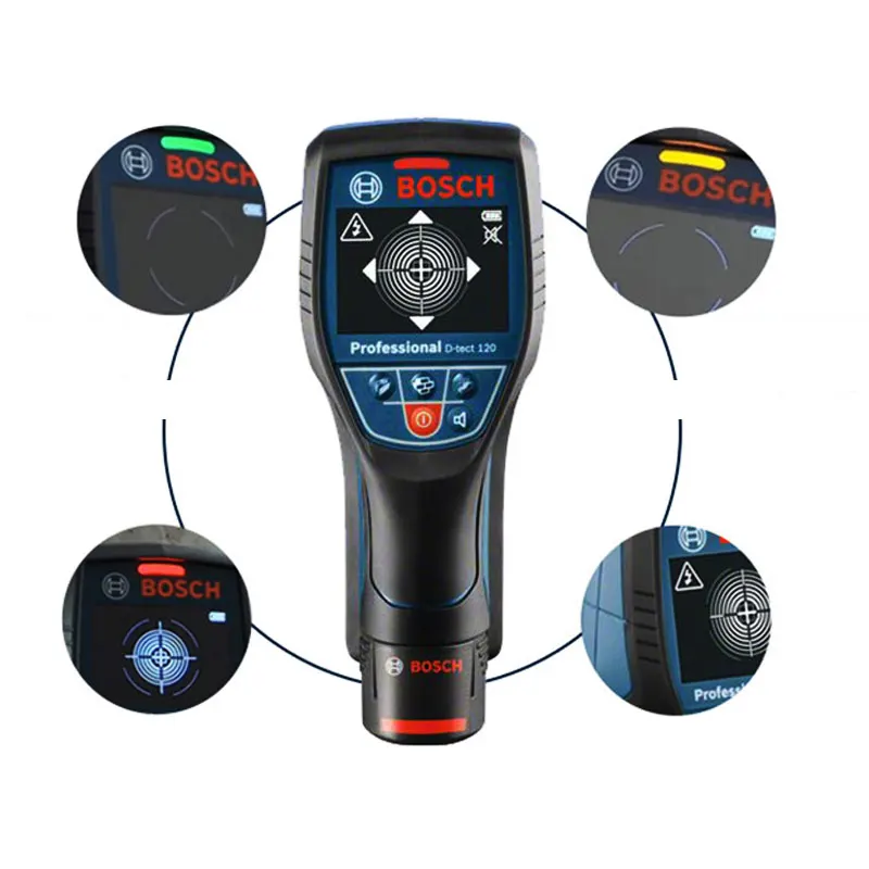 BOSCH D-TECT 120 Professional Waterproof Digital Metal Detector Underground Wall Scanner High Quality Stud Finder tools