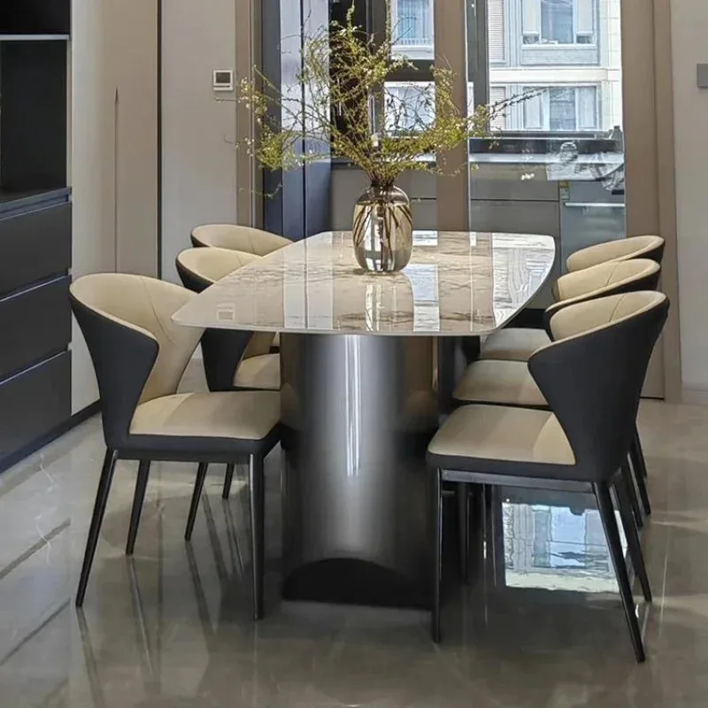 Floor Unique Event Table Waterproof European Nordic Luxury Office Table Modern Rectangular Tavolo Pranzo Home Furniture