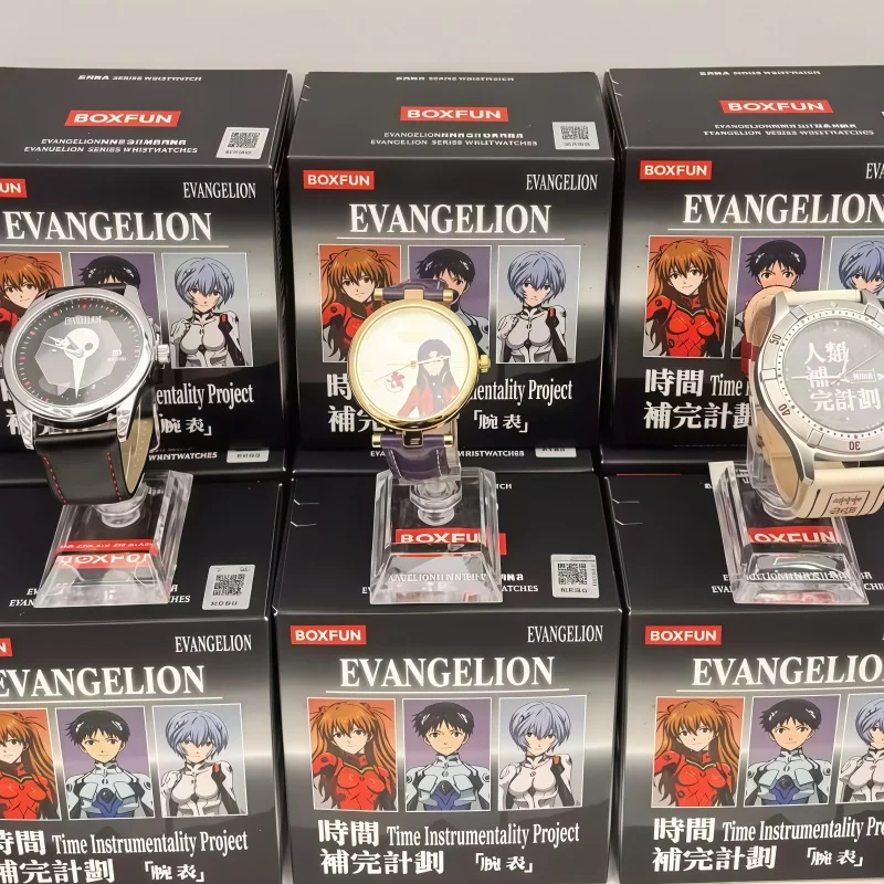 

Boxfun Blind Box Watch Eva Evangelion Theme Custom Mystery Box Anime Figure Charm Birthday Gift Collection Toy For Anime Fans