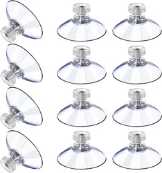 Transparent Strong Screw Nut Pull Suction Cup Tighten Adjustment Sucker with Press Cap Nut for Aquarium Isolation Incubation Box