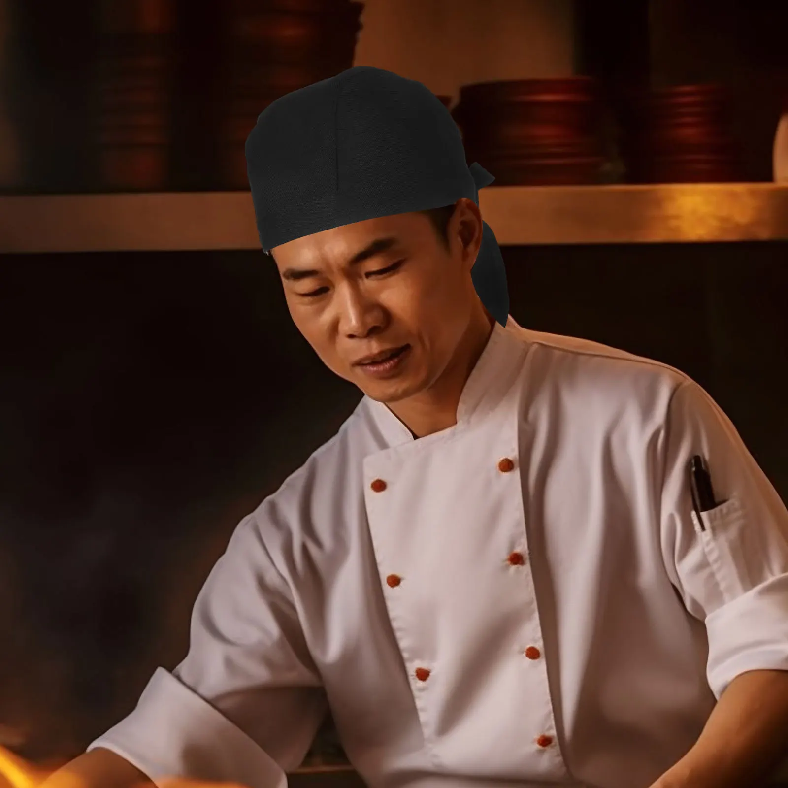 Verstellbare Restaurant-Kochmützen, 6 Stück, Küchen-Kochmützen für Erwachsene, professionelle Bäckerei, Arbeitskleidung, Küchenbedarf