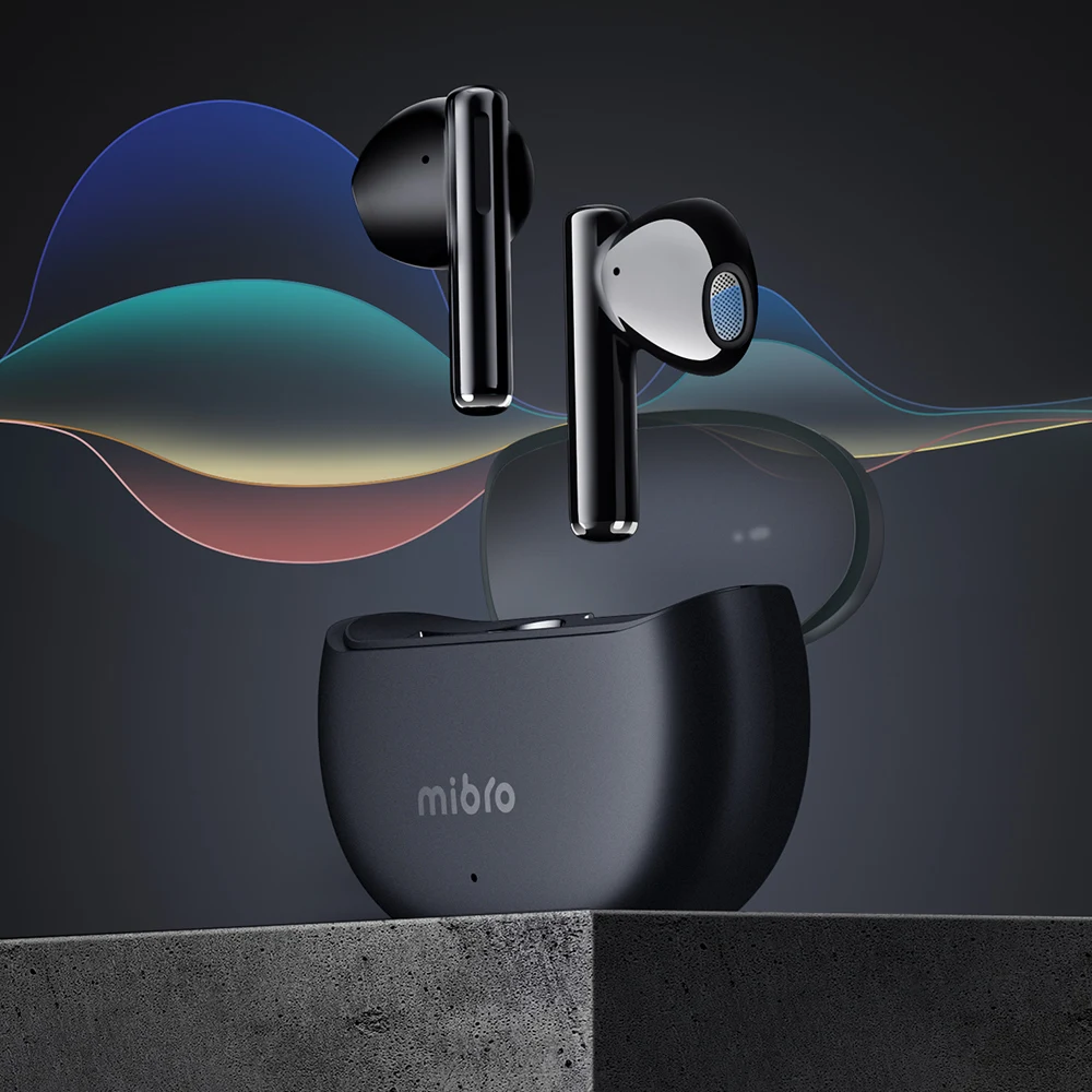 Mibro 2 Auriculares TWS Bluetooth 5.3 ipx5 impermeables ENC HD auriculares de llamada HiFi TOUCH CONTROL reducción de ruido auriculares inalámbricos