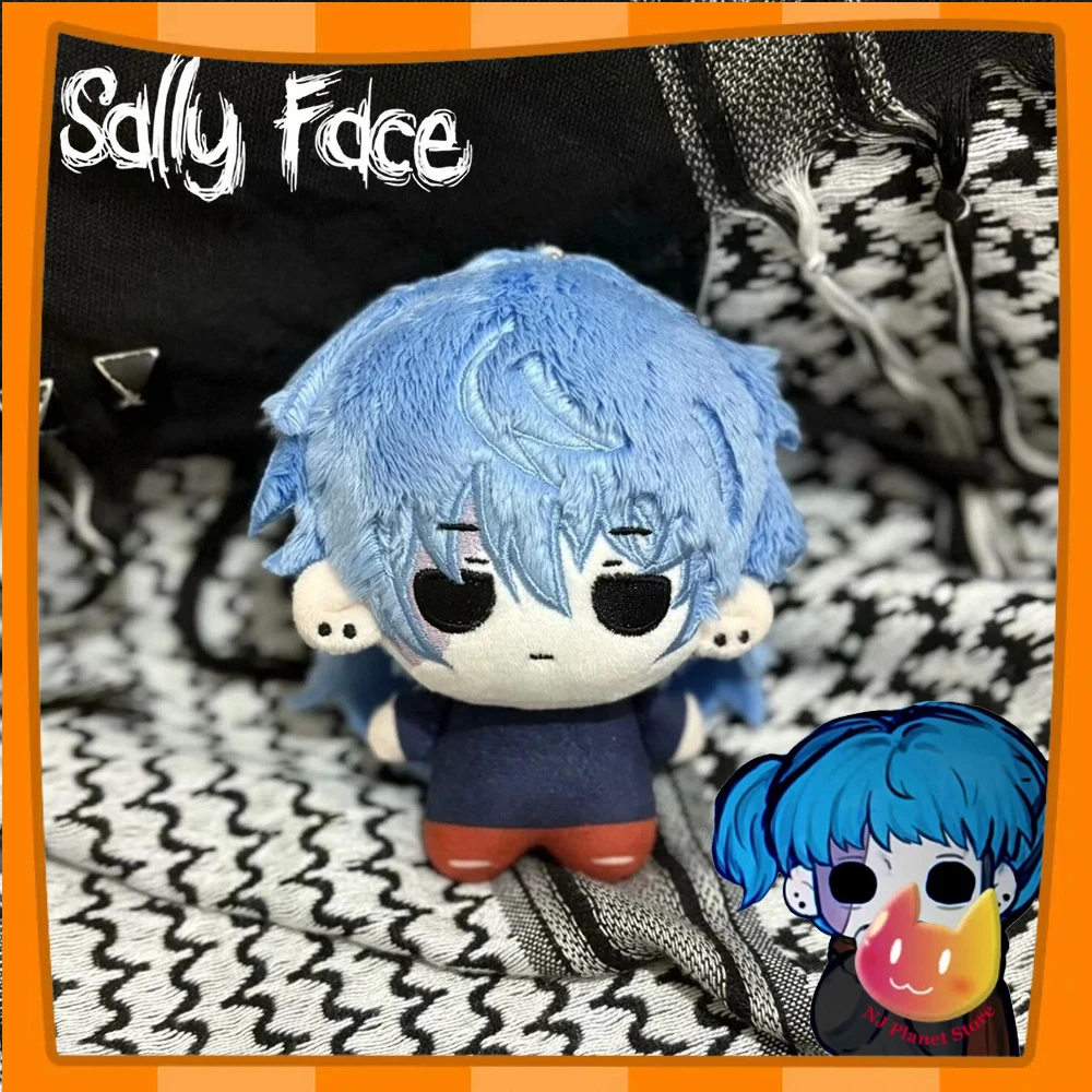10 Cm Game Sally Face Sal Cosplay Doll Plush Stuffed Dolls Cotton Figure Plushie Soft Halloween Accessories Props Toys for Kids