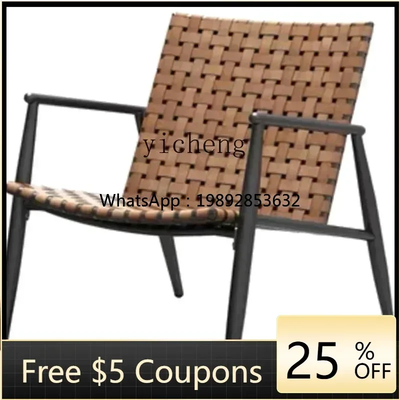 U9 rattan chair three-piece balcony small table and chair outdoor outdoor courtyard leisure coffee table combination