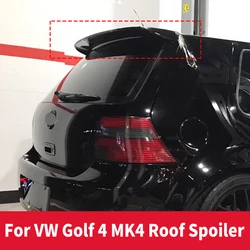 For Volkswagen VW GOLF 4 Roof Spoiler 1998-2004 Mk4 ABS Material Unpainted Color Rear Trunk Lip Spoiler Wing