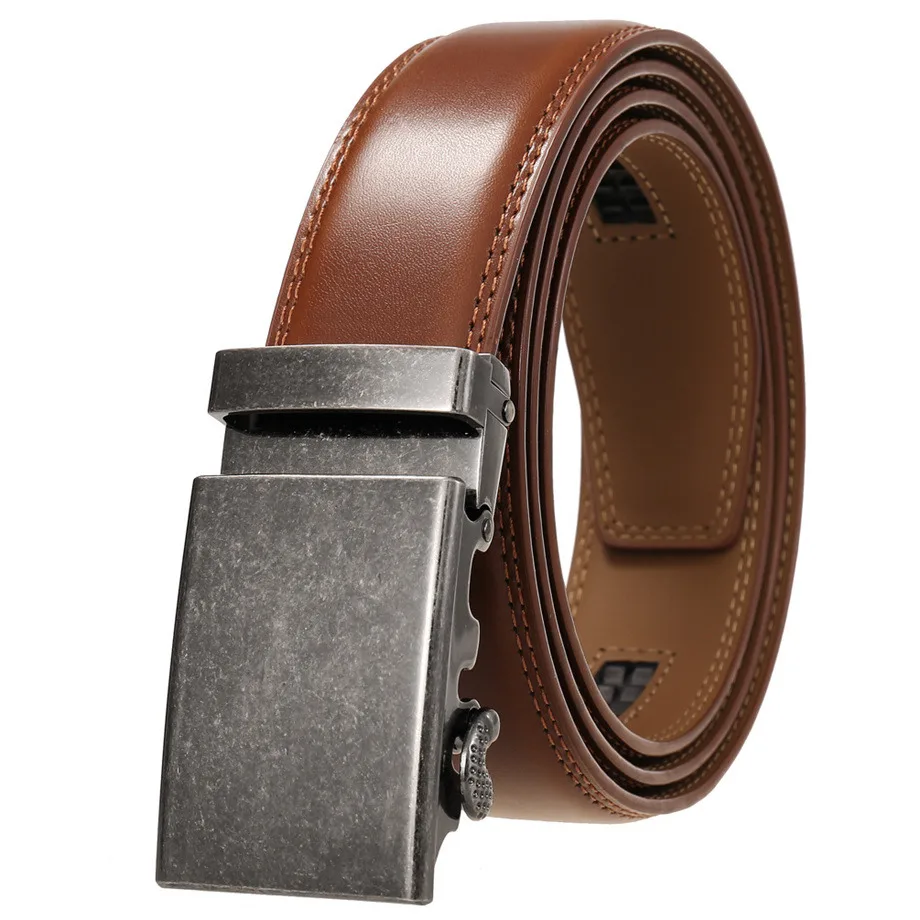 Black Dark Brown Designer Belts Men High Quality Luxury Brand Casual Wedding ceinture homme Cowskin Waistband Waist Strap B746