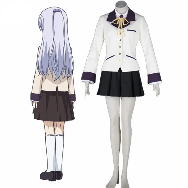 Anime Angel Cosplay Beats Tachibana Kanade Cosplay Costume Uniform For Halloween Christmax Party