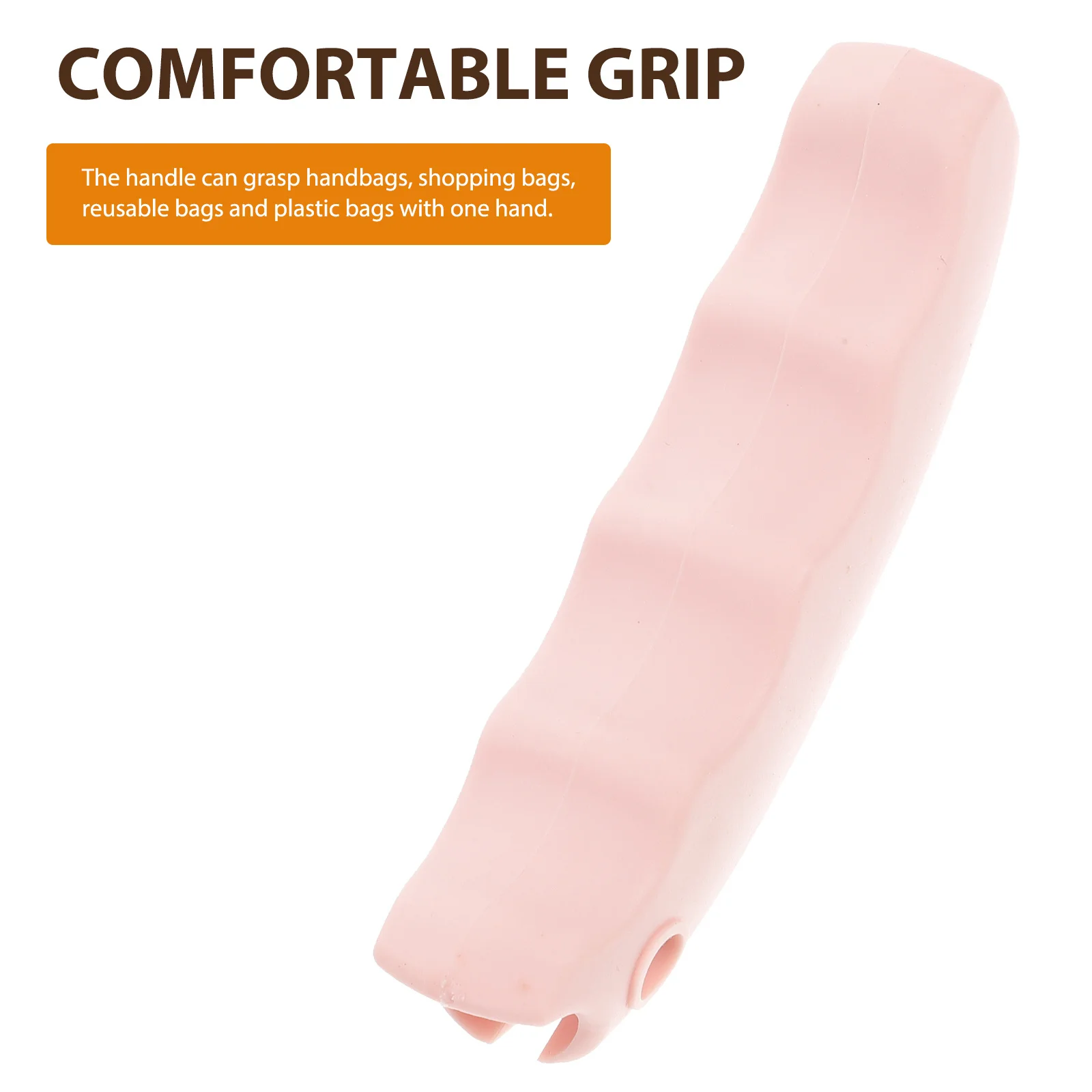 

Grocery Bag Holder with Silicone Handle Portable Carrier for Plastic Tote Bags Carry Grip Lightweight Kitchen