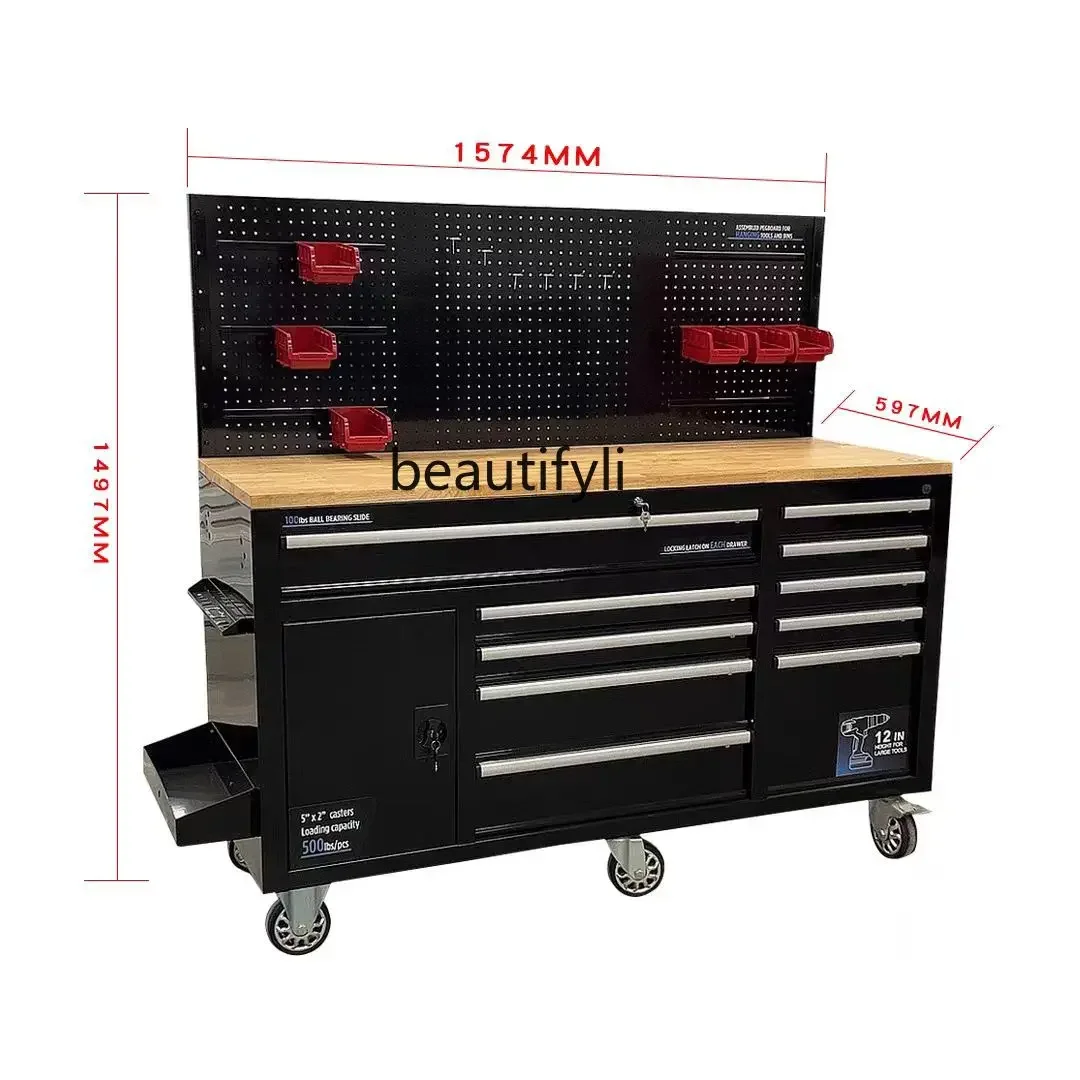 

A13 62 inch 10 pumping tools, cart heavy-duty workshop auto repair and repair tool cabinet