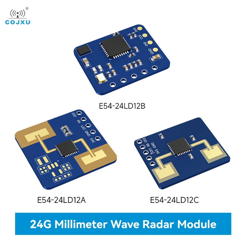 24GHz Millimeter Wave Radar Module Bewegingsdetective Micromotion Sensor Radar Module COJXU E54-24L Serie Hoeken tot 60 Graden