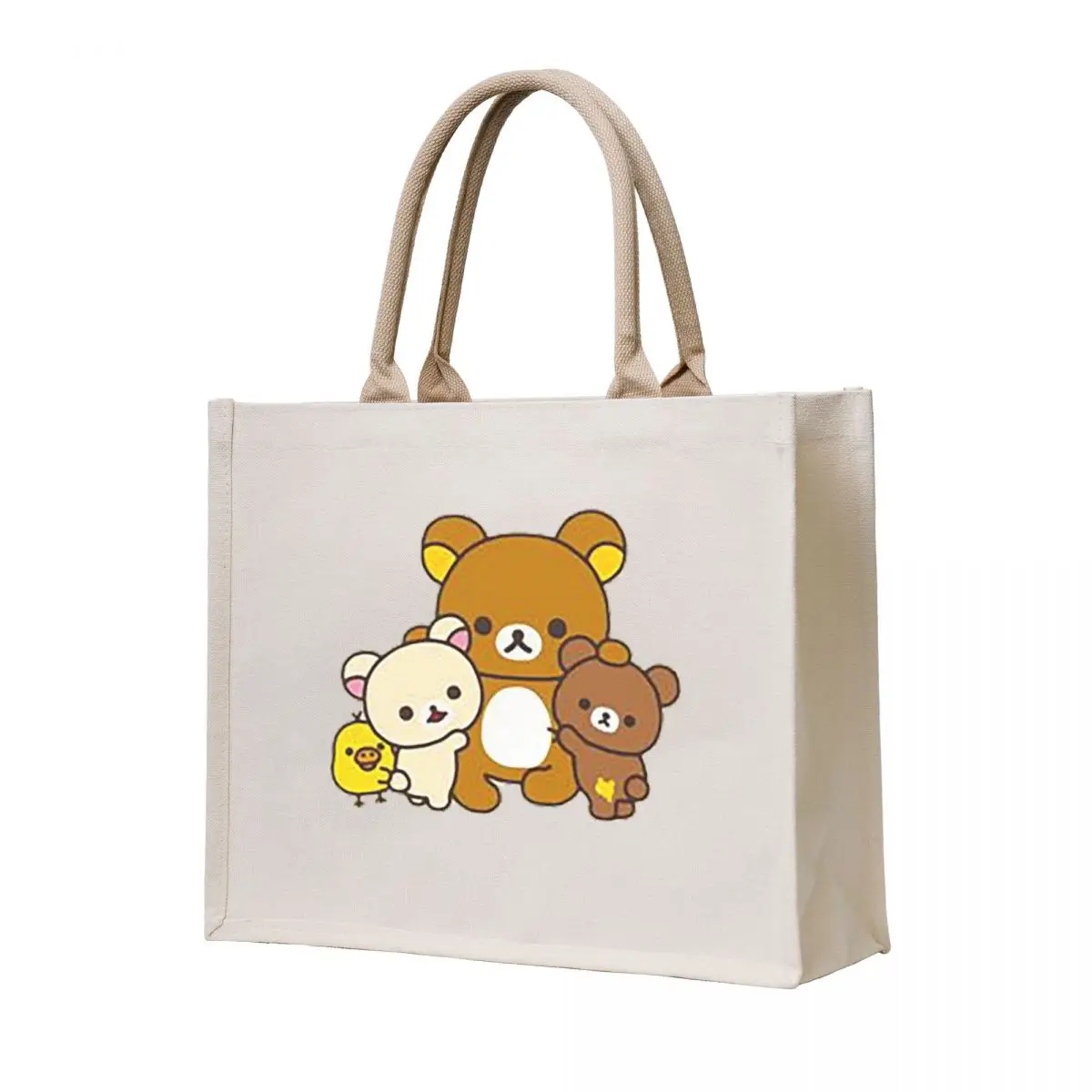 

Rilakkuma Tote Bag handbag Women's beach bags tote bag university Lady bag