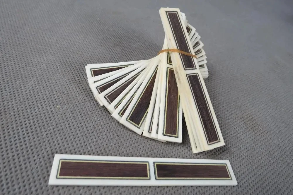 Classical Guitar bridge 5 pcs tie blocks inlay Rosewood A-22