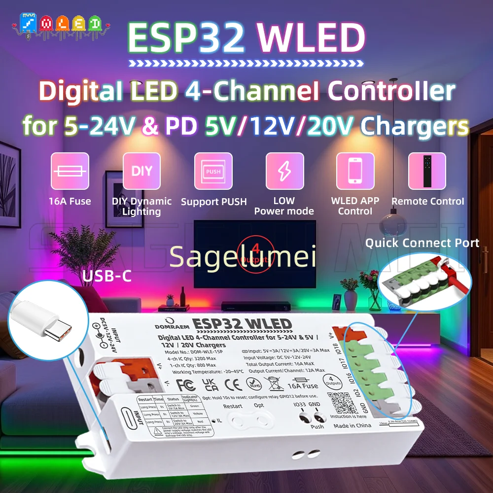 Controller LED digitale doppio - Wifi Led Dimmer recensione e prezzo