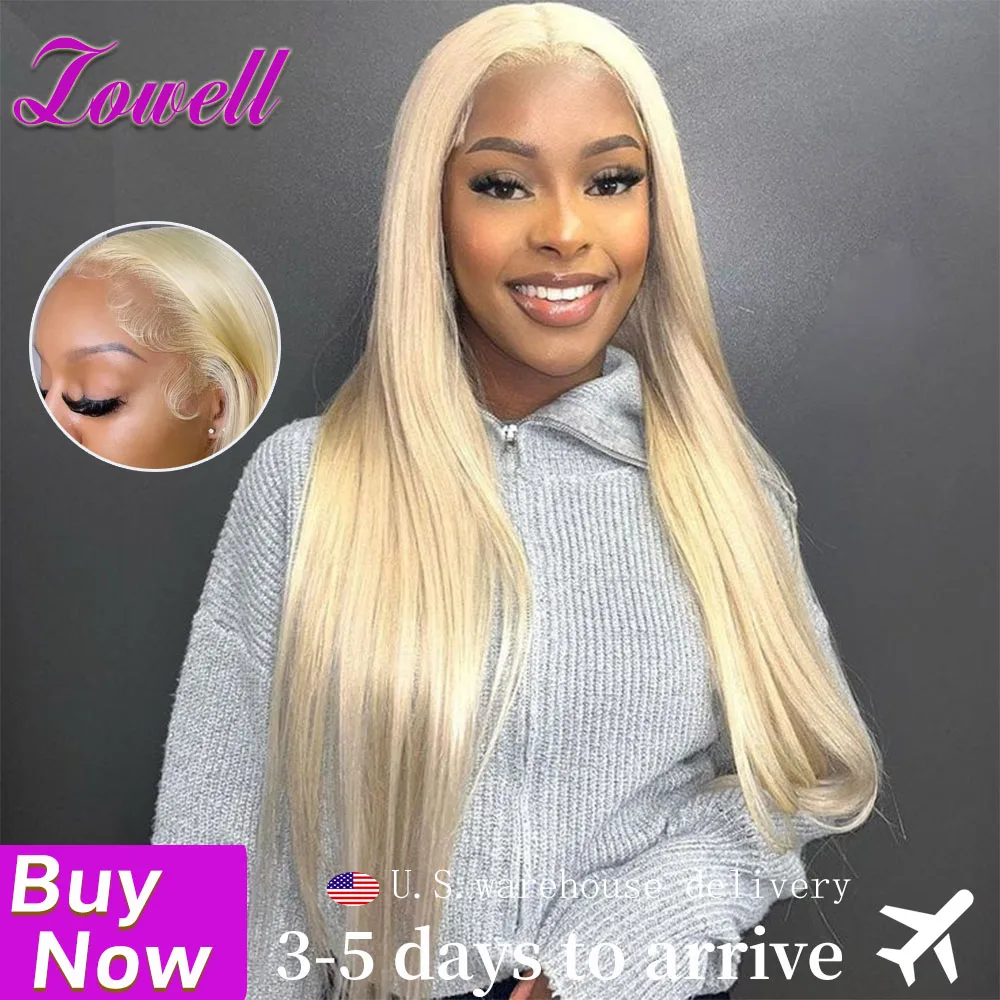 

Оригинальные парики из натуральных волос 613 Blonde, идеально прямые, с прозрачной HD-основой 13x4, высококачественные, предварительно прорезанные, бразильские.