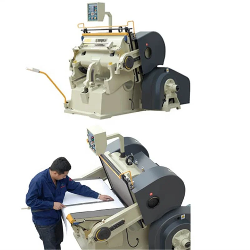 750-1200 All Size Automatic Flat Bed Label Paper Box Die Cutting Machine Carton Printing Slotting Die-cutting Creasing Machine
