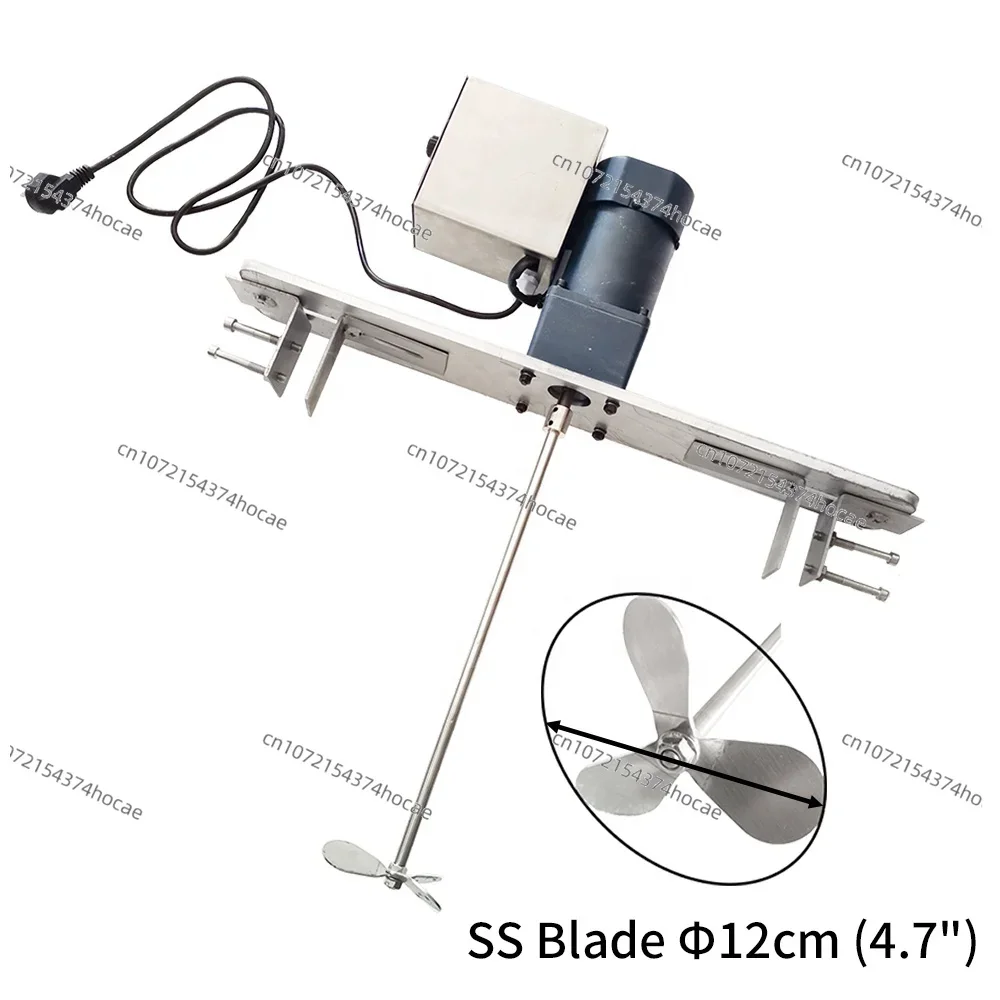 Industrial Tank Portable Mixer with Stainless Steel Blade for 40L 60L 80L Wax Melter Tanks