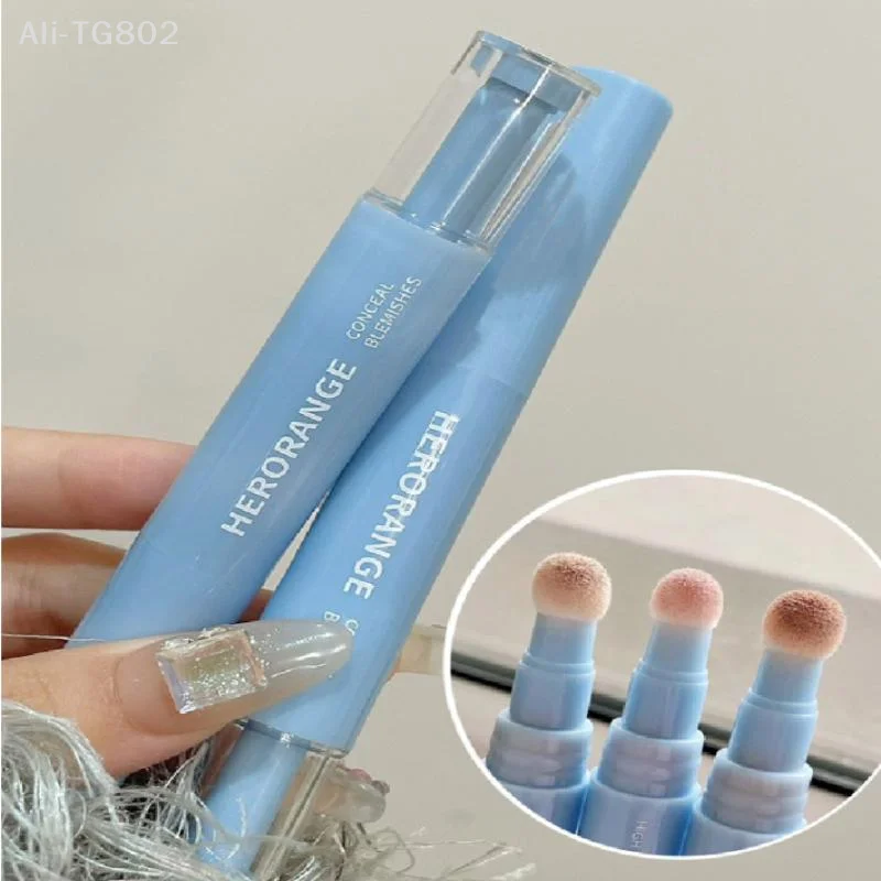 HERORANGE – stylo correcteur de tête en peluche, pour détails, couverture des cernes, même le teint de la peau, contrôle éclaircissant, fond de teint, maintien du visage