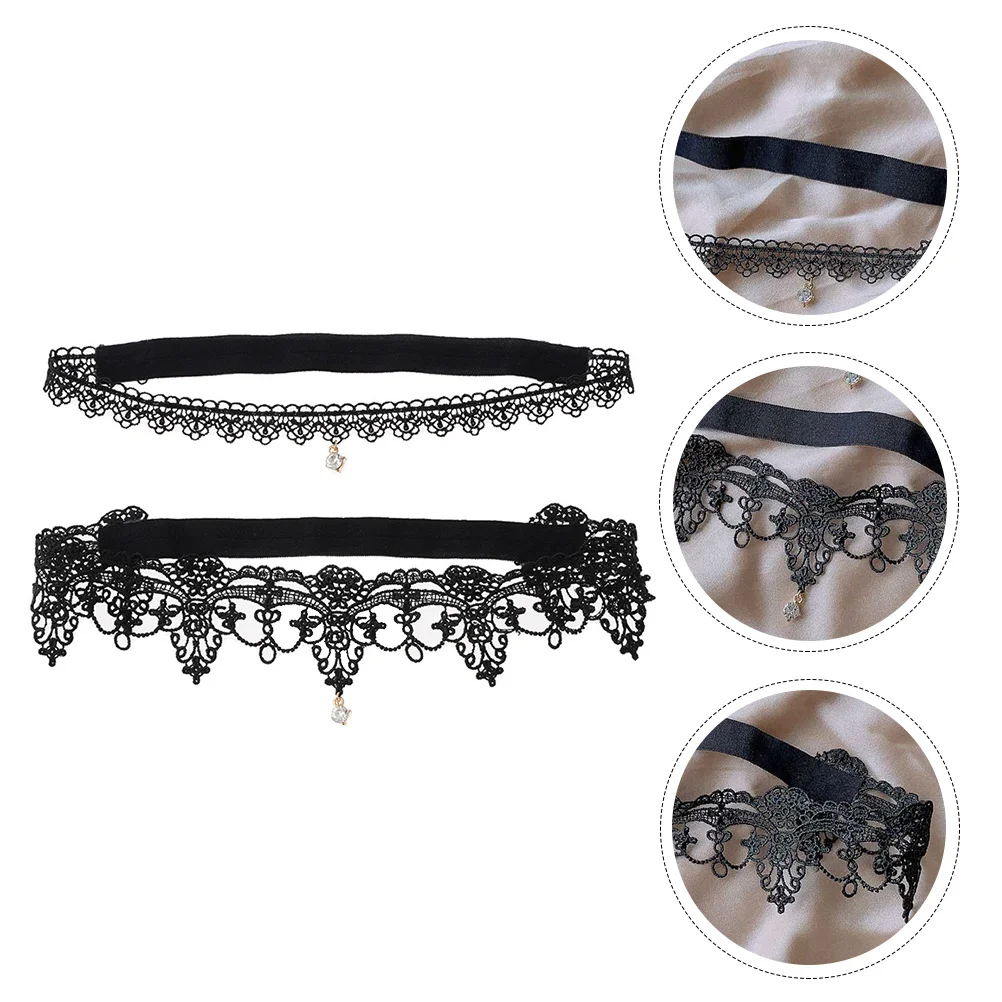 

Lace Women Adorable Ring Wedding Garters Decor Elastic Unique Leg Loop Decorative Baroque Bowknot