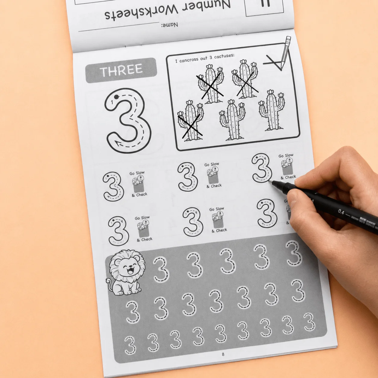 32-stronicowy zeszyt do śledze – Learning Workbook Preschool recenzja i cena