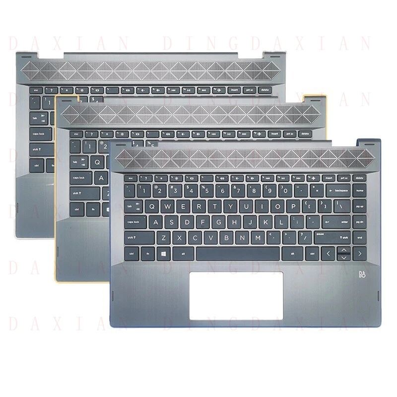 

LL+ US Keyboard for HP Pavilion X360 14 14-CD TPN-W131 Palmrest Cover Case Black