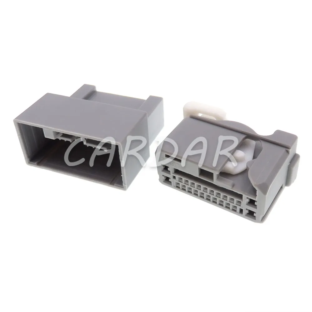 1 Set 24 Pin Car Wiring Terminal Composite Connector AC Assembly MX34C24SFA Automobile Socket Avionics Plug