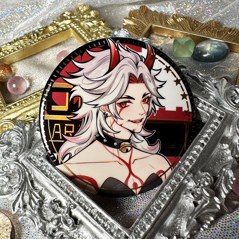 Spel Genshin Impact Kunikuzushi Arataki Itto Tighnari Konijn Jongen Serie Badge Spelden Broche Cosplay Souvenir Collectie Cadeau