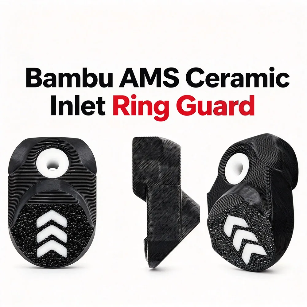 Bambu AMS Ceramic Inlet Ring Guard Protector Durable Anti-scratch Ring Replacement Part for Bambu A1 P1 X1 AMS 3D Printer