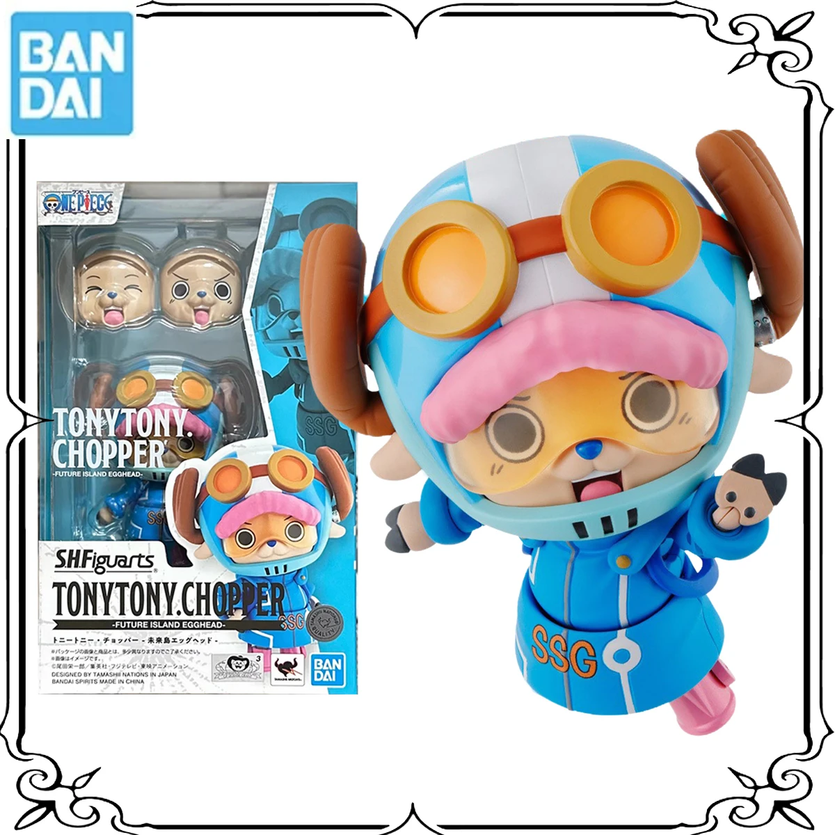 

Bandai Original S.H.Figuarts SHF One Piece TONYTONY CHOPPER Joints Movable Anime Action Figures Toys for Kids Gifts