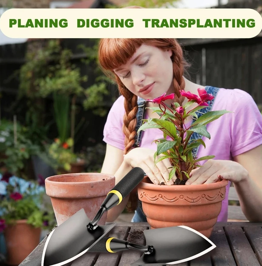 Stainless Steel Mini Shovel, Multifunctional Hand Tool for Gardening and Farming, Durable Small Hoe & Digging Tool