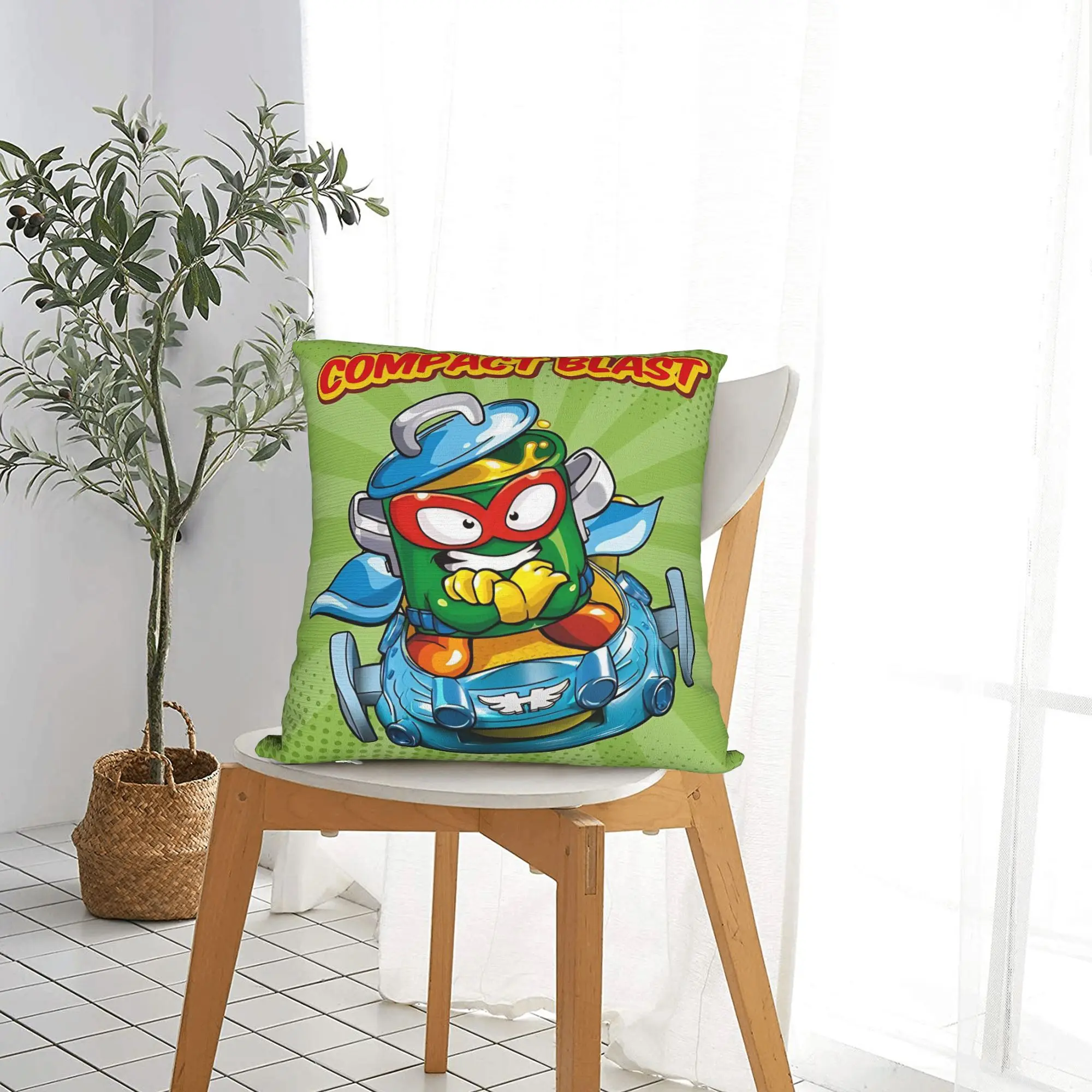 Super Zings  Pillow Case  Cushion Cover Soft Design Pillow Cover Morden Pillowcases For Office Car Home Decorative