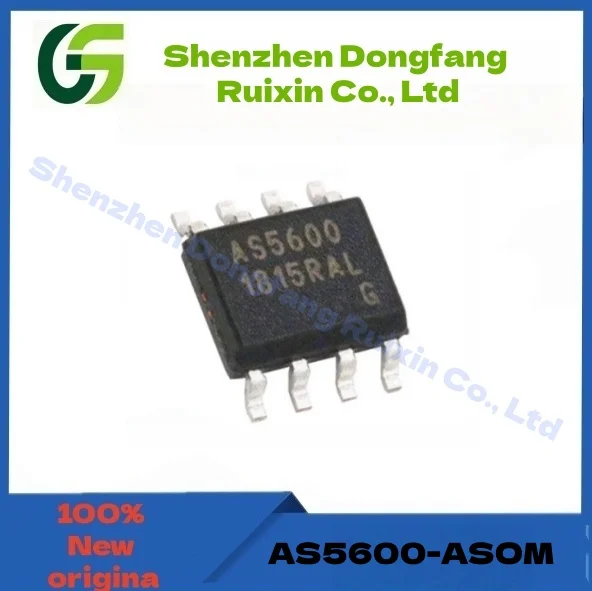 (5 PCS) AS5600-ASOM AS5600 packaged SOIC-8 magnetic encoder IC chip
