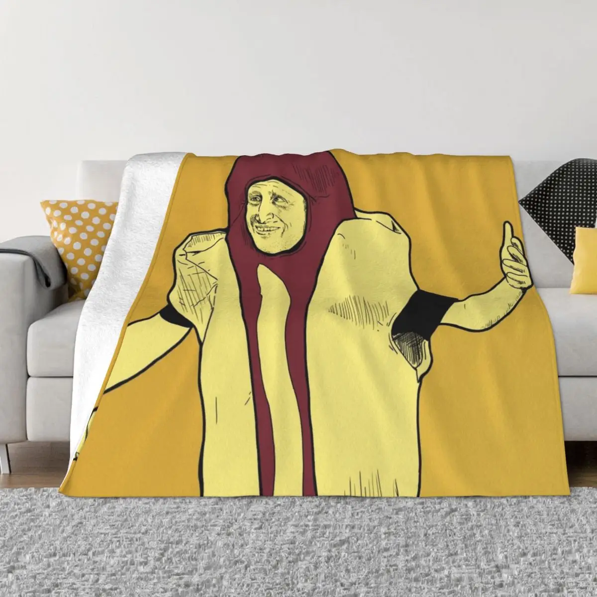 Hot Dog Car Crash (I Think You Should Leave) Throw Blanket Nap Summer Beddings Blankets