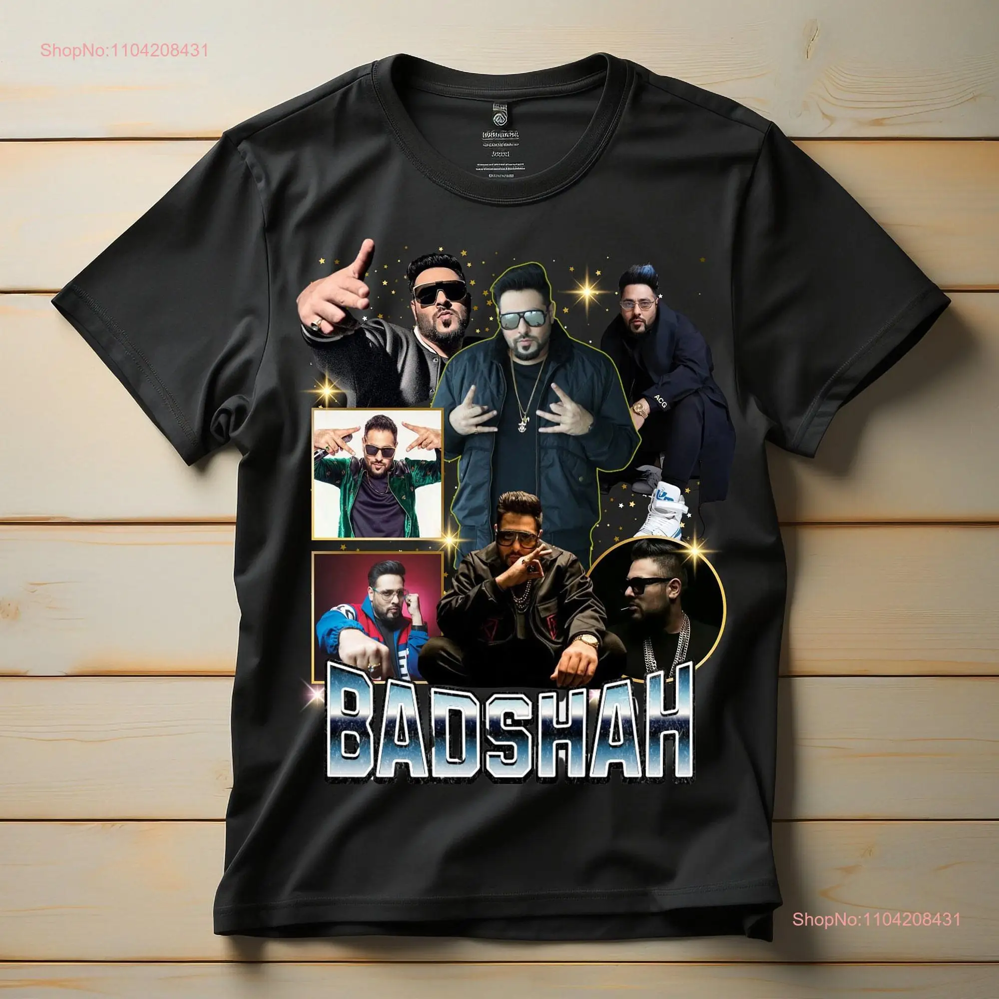 BADSHAH l Indian Singer Rapper Bollywood South Asian T Shirt Desi 90s vintage tee Punjabi long or short sleeves