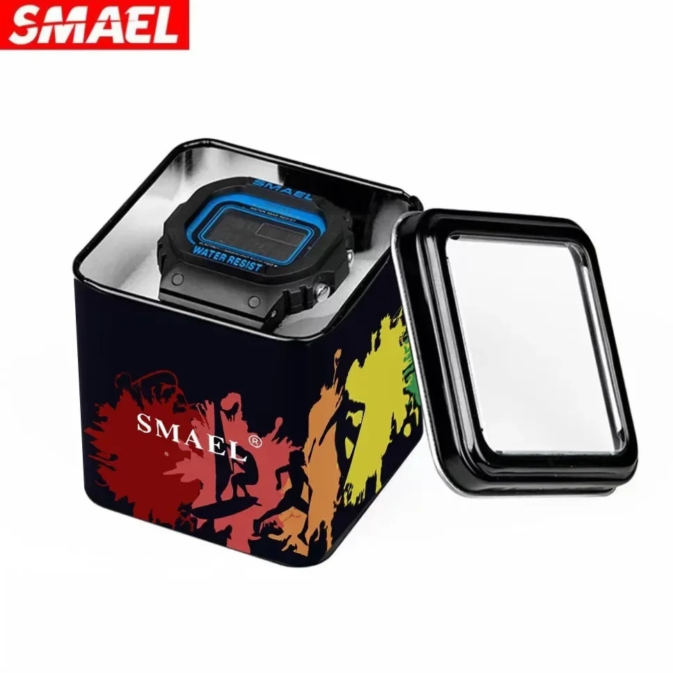 SKMEI SANDA SMAEL Paper Box Iron Box Rectangular Square Gift Packaging Watch Box