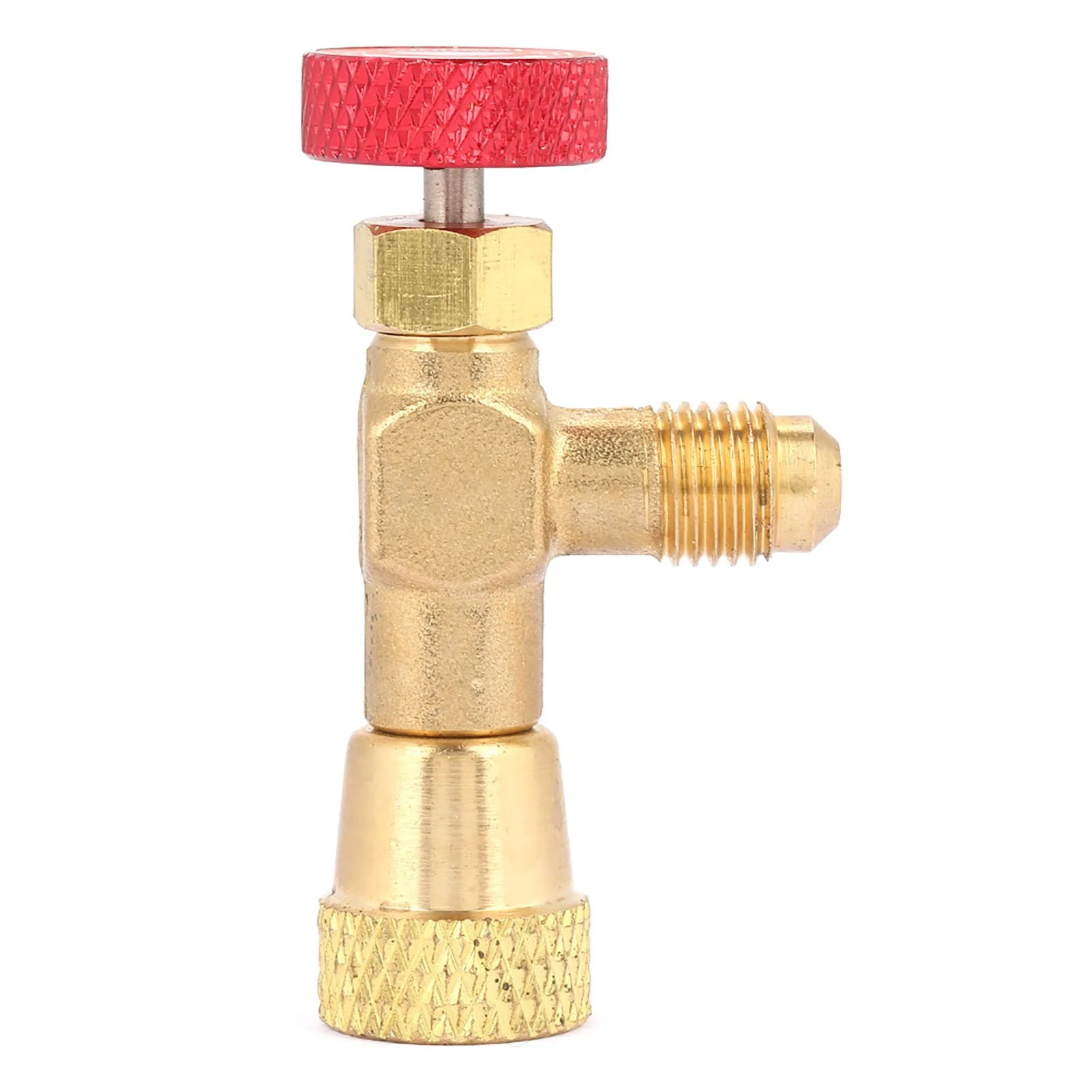 Air Conditioning Safety Valve 5/16in to 5/16in Thread R42/410 Refrigerant Charging Valve Liquid Flow Control Valve