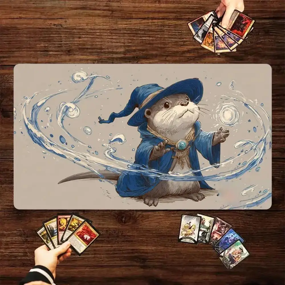 

Kawaii Mouse Pad Mtg Playmat Large Desk Mat Gaming Mats Gamer Pc Accessories Keypad Expansion Pads Rubber Anti-slip Base