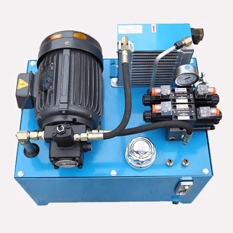 2200W Hydraulic system assembly small hydraulic station solenoid valve oil pump CNC machine tool dedicated