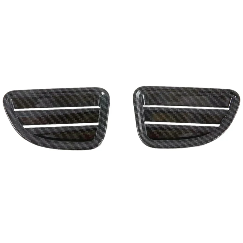 Car Door Handle Bowl Protector Cover Trim Moldings Car Styling With 2Pcs Interior Front Upper Air Vent Outlet Cover Trim