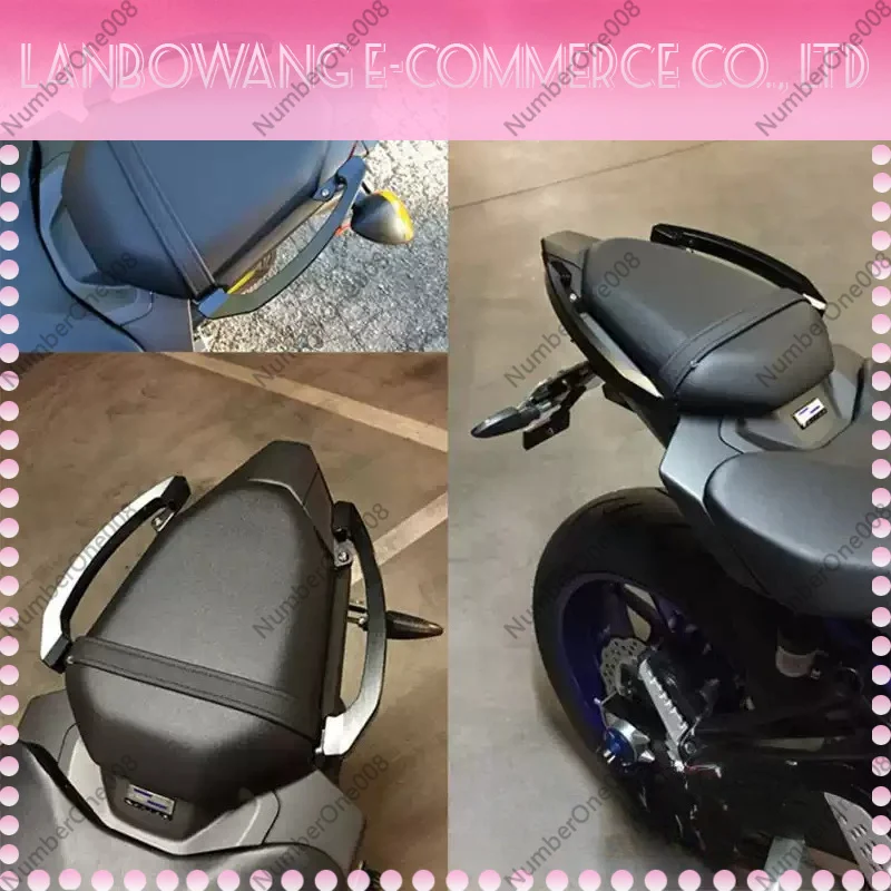 Motorcycle Passenger Grab Bars Tail Armrest Rear Seat Handles Fit For Yamaha MT07 FZ07 2013 2014 2015 2016 Handlebar Hand Rail