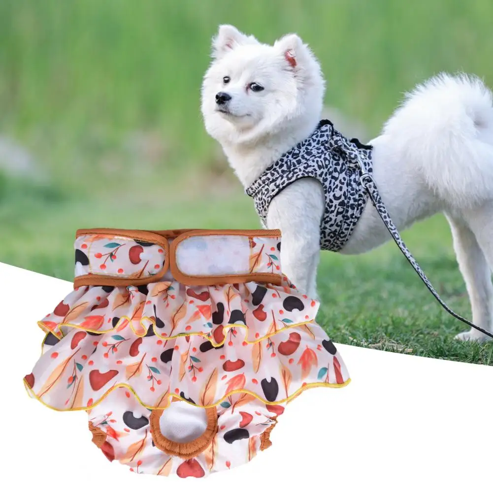 Dog Diapers Female，Washable ，Highly Absorbent，Puppy Sanitary Panties，Dog Diaper for Small Large Dogs Cats，Pet Supplies